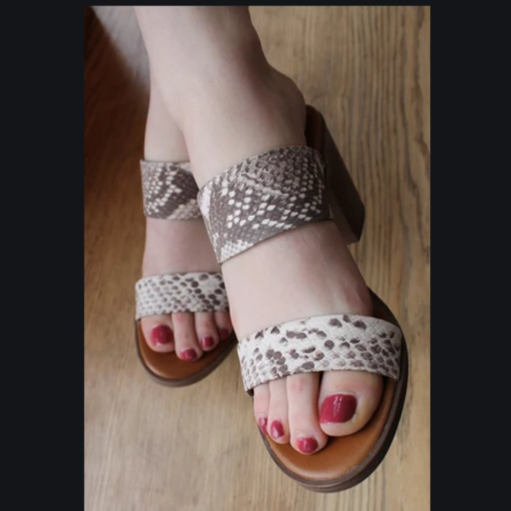 STEVEN by Steve Madden Slide Heeled Sandals